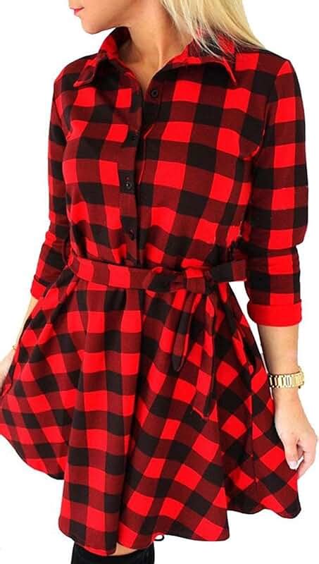 flannel dress amazon